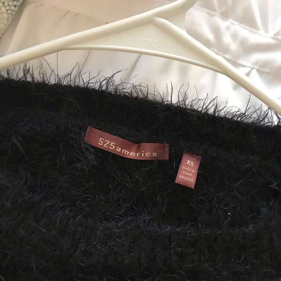 Cropped Fuzzy Sweater - Picture 2 of 2